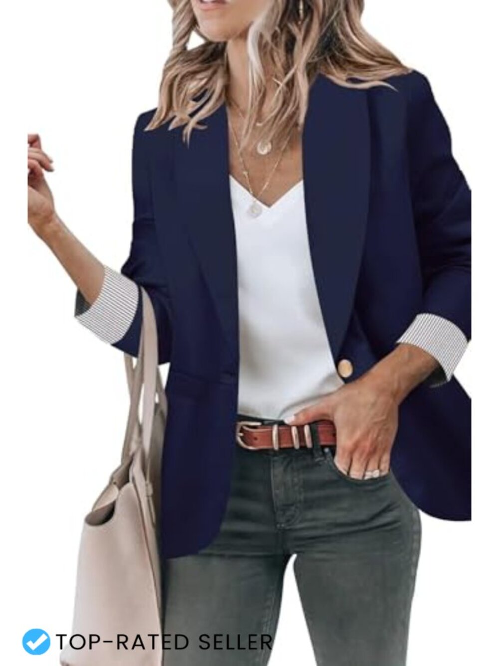 Women's Blazer Jacket Shawl Collar Button Work Office Casual